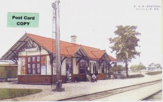   Philadelphia Reading Railroad Depot station at Annville Lebanon Co PA