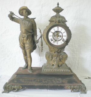 Ansonia Don Caesar Mantle Clock 1800S