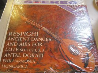 Antal Dorati Resphigi Ancient Dances LP Mercury Stereo VG