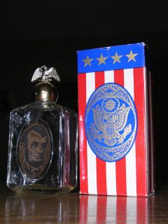 Abraham Lincoln Wild Country Avon After Shave EAGLE   ORIGINAL BOX 