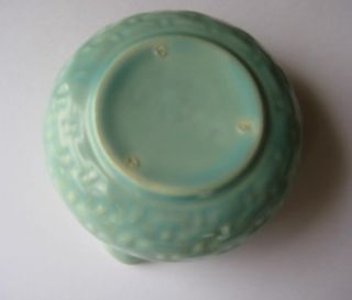 Vintage Weller Basket Weave Pottery Bowl or Pot Marked
