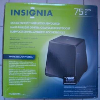 Insignia Rocketboost 6.5 Wireless Subwoofer / Model NS RSW211