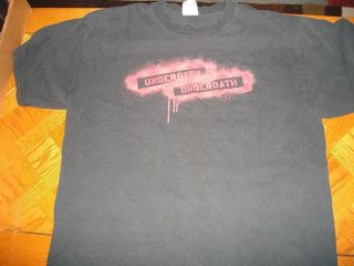   Large Black T Shirt non cd/lp/dvd logo art Vintage Screamo Metal