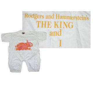 Broadway The King and I Rev Logo Treatment Baby Onesie