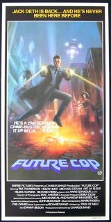 Trancers 1985 aka Future Cop Thomerson Daybill Movie Poster
