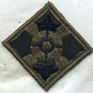 vietnam era army 4th infantry division subdued patch time left