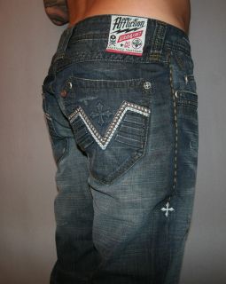 New Affliction American Customs ACE BASQUE REPO mens Denim Jeans 