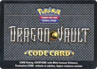 pokemon card dragon vault tcg online unused code emailed time