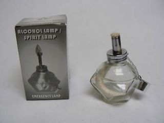 alcohol lamp burner with wick spirit lamp time left $