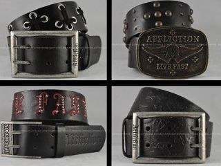 Affliction Leather Belt Collection New Styles 2011 ALL SIZES NWT