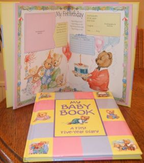 my baby book five year diary record book journal note from united 