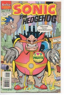 Archie Comics Sonic The Hedgehog 1994 15 VG FN B B
