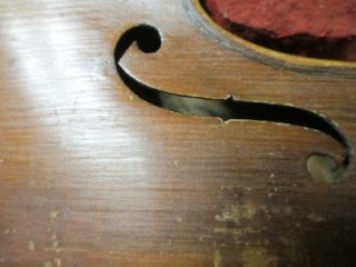 antique german made violin with case