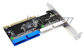 New ATA 133 PCI to IDE HDD RAID Controller Card Adapter