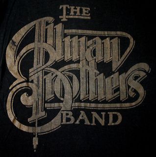 THE ALLMAN BROTHERS BAND vintage 1979 tour t shirt   rock concert 70s