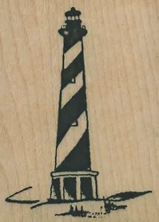 new rubber stamp stamps cape hatteras lighthouse lrg time left