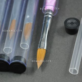 Pcs Fine Acrylic Brush Nail Art UV Gel Tips Tool 186