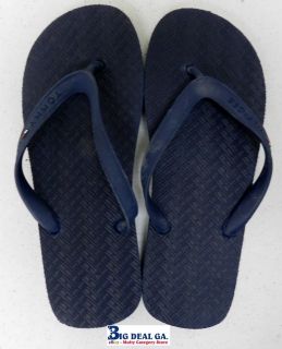 tommy hilfiger andreas dark blue flip flops new with tag