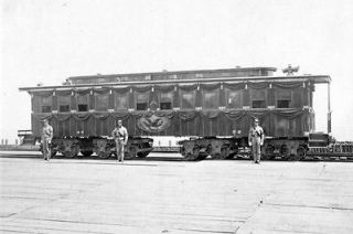 New 5x7 Photo President Abraham Lincolns Railroad Funeral Car