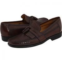 Bostonian Men Shoes Balta 25306 Tan Weave Leather Loafer 12M Retail $ 