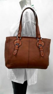 Ralph Lauren Asher Tumbled Shopper Medium Double Strap Shoulder Bag 