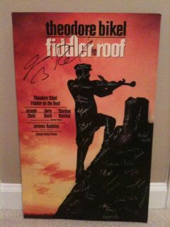   on the Roof Cast Signed 14X22 Musical Poster 39 Signatures Fox Theater