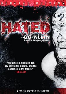 GG Allin   Hated Special Edition DVD, 2007