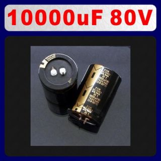   Lao 10000uF 80V Capacitor for Audio DIY Amplifier Project New