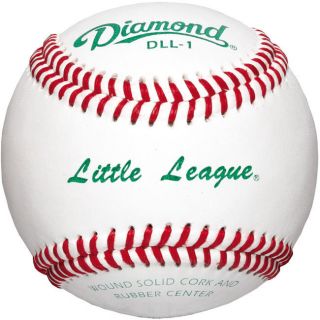 Diamond DLL 1 Little League Leather Baseballs 1 Dozen