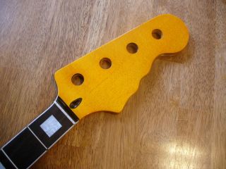 BASS NECK ROSEWOOD PEARLOID BLOCK INLAY FOR JAZZ OR PRECISION TYPE 