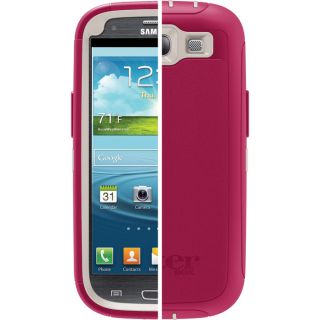 NEW OEM Samsung Galaxy S3 Otterbox Defender Case Pink/White Avon