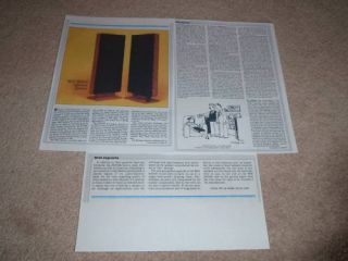BES SM300 Electrostatic Speaker Review 3 Pages 1982