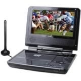 Envizen Digital Duo Box Pro ED8850B Portable TV DVD Player LCD 7 