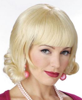 Flip Blonde 50s 60s Hairspray Grease Women Costume Wig