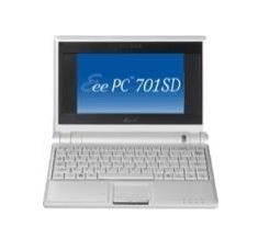 Asus Eee PC 701SD 7 8 GB Intel Celeron M 900 MHz 512 MB Netbook White 