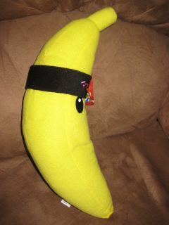 Fruit Ninja Banana Brand New Licensed Plush Stuffed New Tags 15 Sugar 