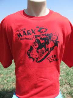 The Four Marx Brothers Duck Soup T Shirt Groucho Harpo