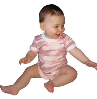 Baby Pink Camo Bodysuit One Piece Hunting Clothes Toddler Gear Infant 