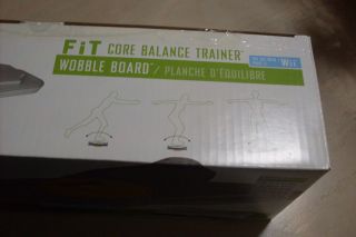 WII FIT CORE BALLANCE TRAINER WOBBLE BOARD & WII FIT 2LB DUMBBELLS 