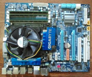 Gigabyte Motherboard/CPU Intel i7 920 Quad Core/6MB Memory Combo