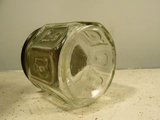 Vintage Barbasol Giant Brushless Shave Cream Glass Jar