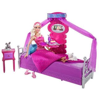 Barbie Bed to Breakfast Bedroom Furniture Set Barbie Doll Accessories 