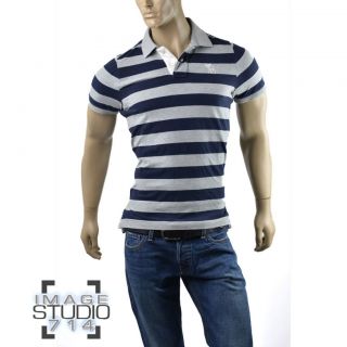 Mens Abercrombie A F Bartlett Ridge Polo T Shirt Tops Size XL Muscle 