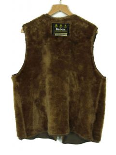 Vintage Barbour Pile Lining Fur Jacket Coat A297 C40 102cm
