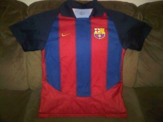 Nike FCB Barcelona Soccer Jersey Shirt Youth Size Medium