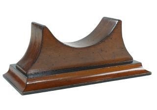 Mahogany Wood Base for Clocks Barometers New Stand Authentic Models 