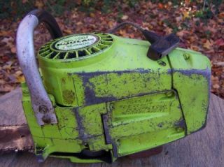 Vintage Beaird Poulan Super 250A S25DA Top Handle Arborist Chainsaw 14 
