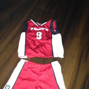 American Girl Basketball Uniform and Soccer Uniform