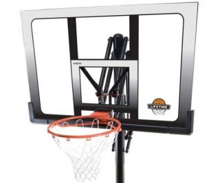 Lifetime 52 Square in Ground Basketball Hoop System w Pole Model 