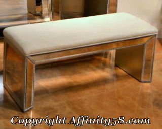   Upholstered Vanity Dressing Bench T2624 841 Bassett Mirror